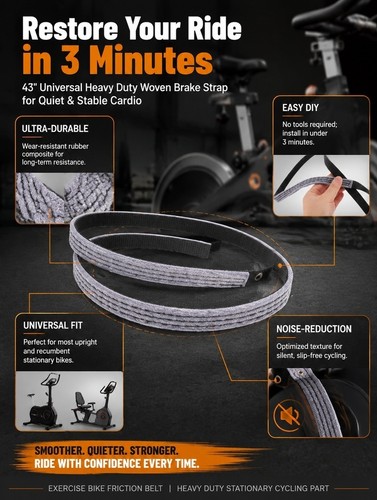 Gym bike brake - gym, strap